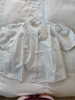 NWT Wilfred Poplin Blouse